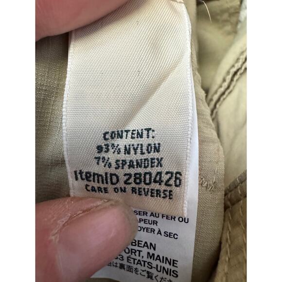Womens Hiking Pants Outdoor Recreation Khaki Lightweight Cargo - Picture 11 of 12